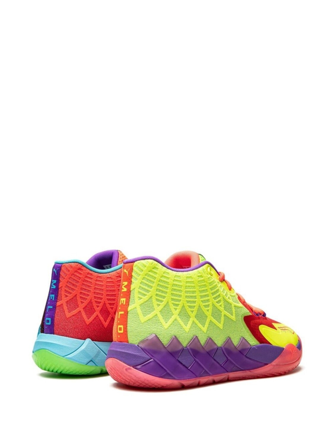 PUMA высокие кроссовки MB.01 Be You из коллаборации с LaMelo Ball, желтый — фото 3