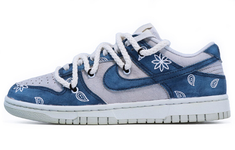 

Кроссовки Nike Dunk Skateboard Shoes Men Low-Top Gray Blue