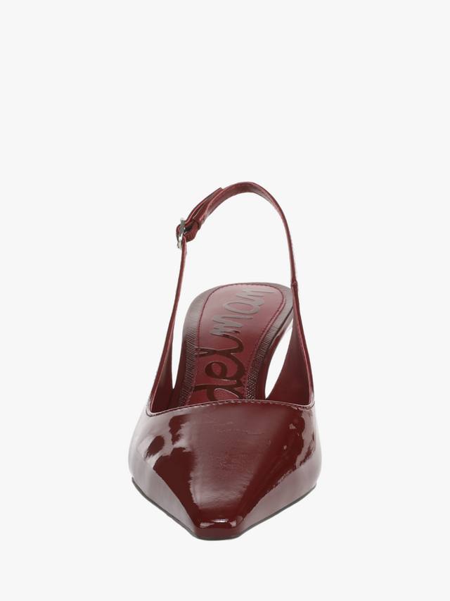 Босоножки Bianka на каблуке kitten heel с ремешком на щиколотке Sam Edelman, French Merlot — фото 3