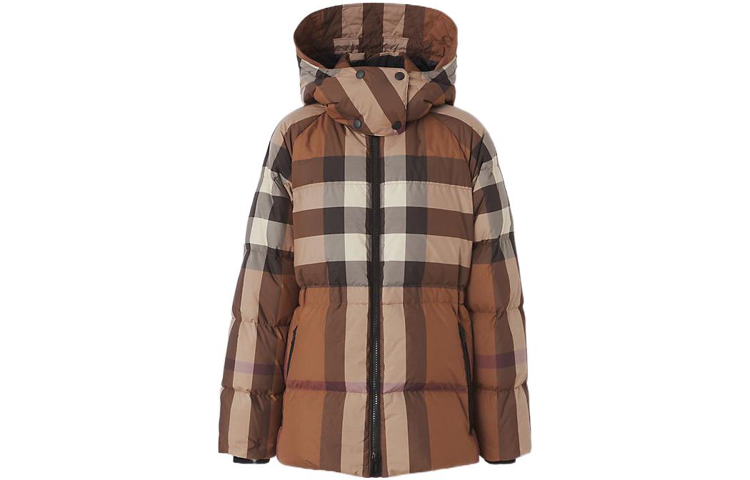 

Burberry Коричневая стеганая куртка с винтажным клетчатым принтом и съемным капюшоном, Коричневый, Burberry Коричневая стеганая куртка с винтажным клетчатым принтом и съемным капюшоном