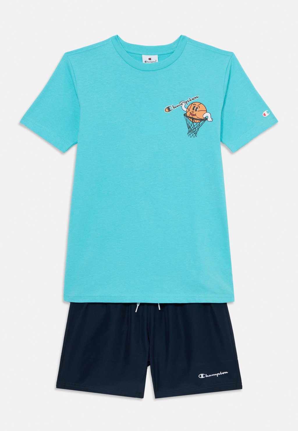 

Футболка с принтом CREW NECK BEACH SET Champion, синий