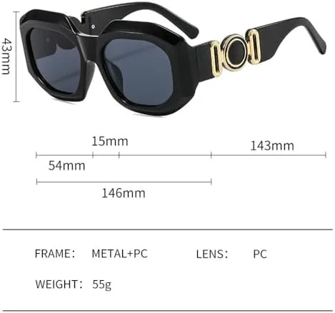 

Популярные большие солнцезащитные очки для женщин, модные винтажные очки для мужчин, солнцезащитные очки UV400 для женщин, белые, один размер MTZJH, One Color