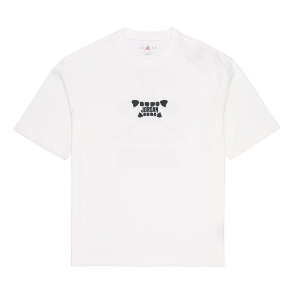 

Футболка Air Jordan Round Neck Short Sleeve T-Shirt Unisex White, белый