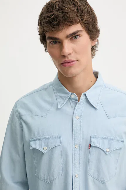 Рубашка классическая Classic Western Standard Levi's, синий — фото 4