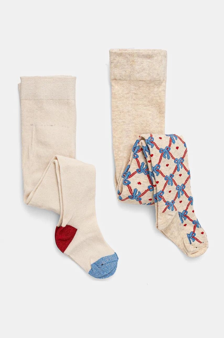 

Детские колготки Konges Sløjd BOW JAQUARD TIGHTS упаковка 2 шт, бежевый