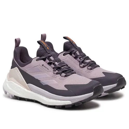 Кроссовки (WMNS) adidas Terrex Free Hiker 2.0 Low Gore-Tex 'Preloved Fig Silver Dawn', розовый — фото 3