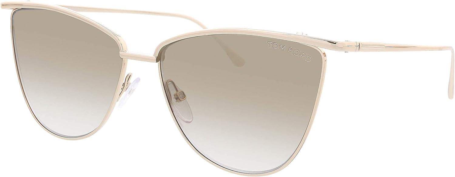 

Солнцезащитные очки Tom Ford «Кошачий глаз» TF684 Veronica 28G золотистые 58 мм FT0684, Gold Frame Material: Metal Frame Type: Cat Eye Frame Style: Gender: Women Lens Color: Lens Material: Lens Width: Lens Height: 46