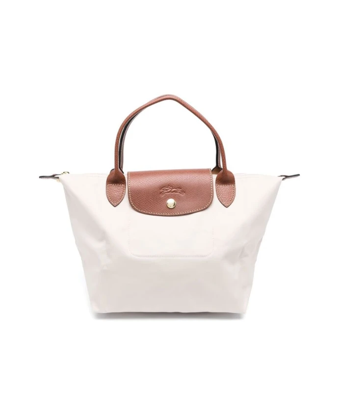 

Сумка с тиснением, выполненная в бежево-верблюжьих тонах. Longchamp, белый