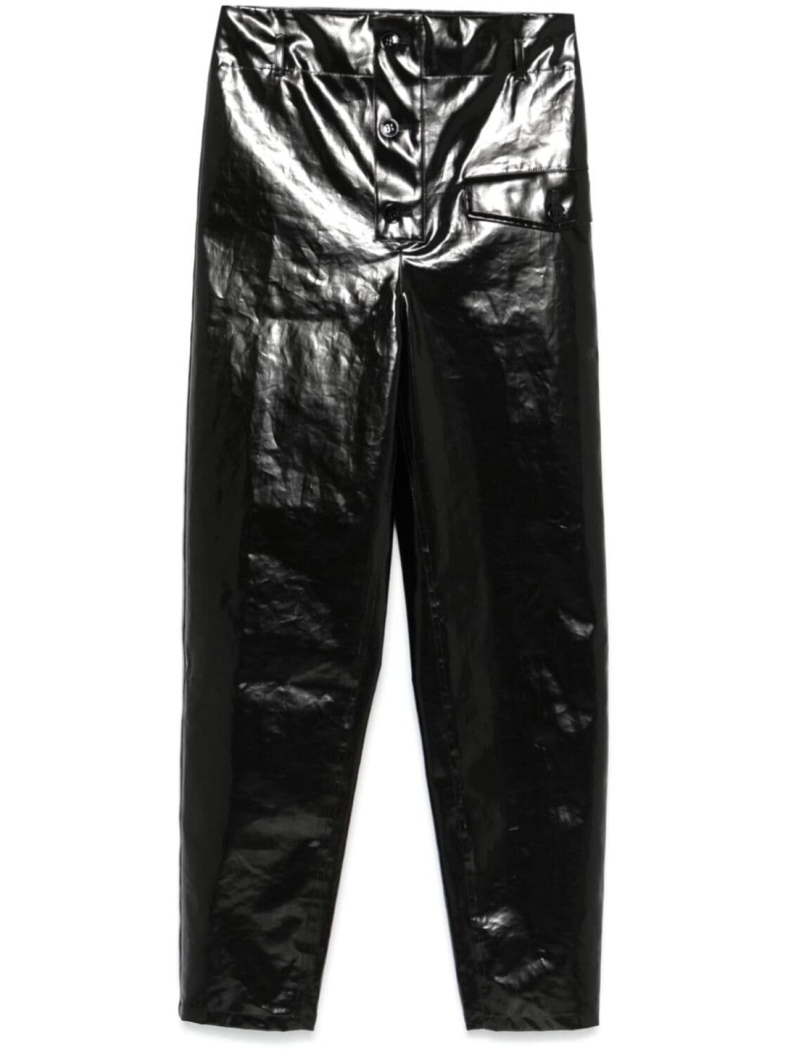

Saint Laurent брюки с присборенной талией, черный