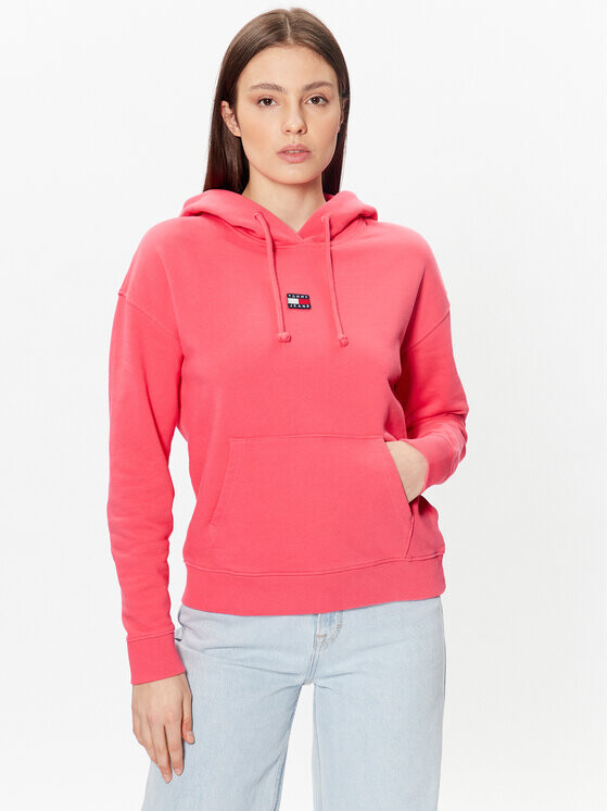 

Толстовка свободного кроя Tommy Jeans, розовый