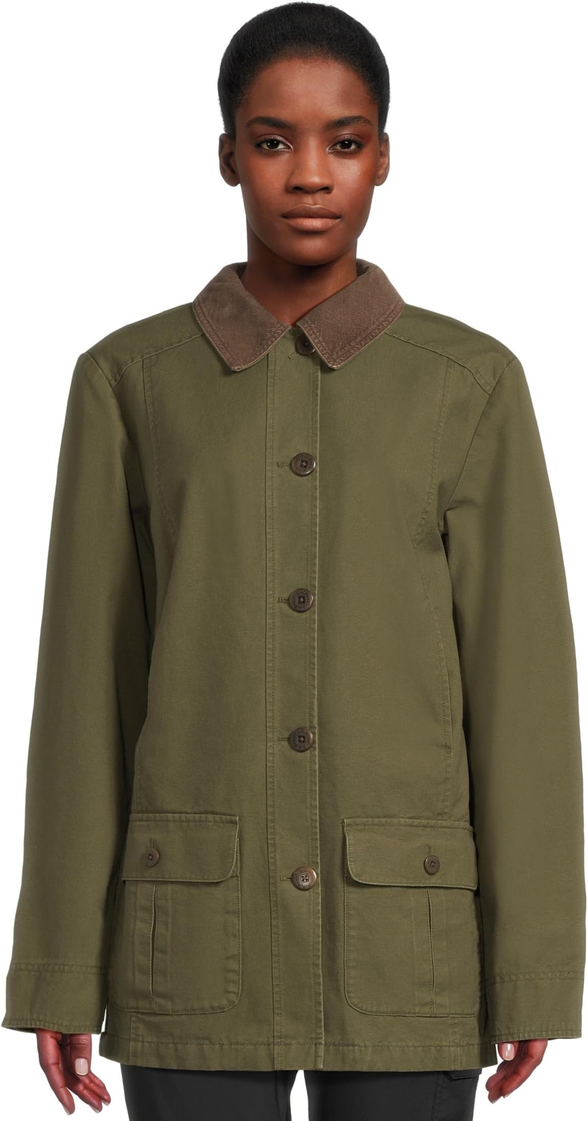 

Пальто L.L.Bean Adirondack Barn Coat Flannel-Lined, цвет Loden