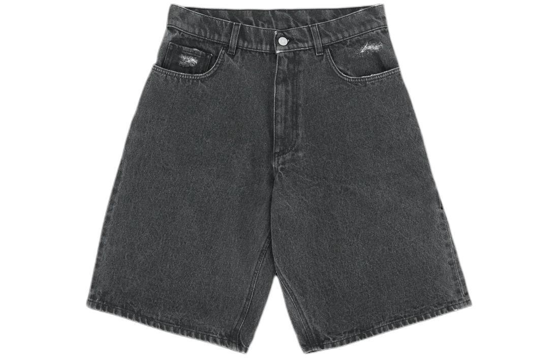 

Джинсовые шорты мужские постиранные черные SS24 1017 ALYX 9SM