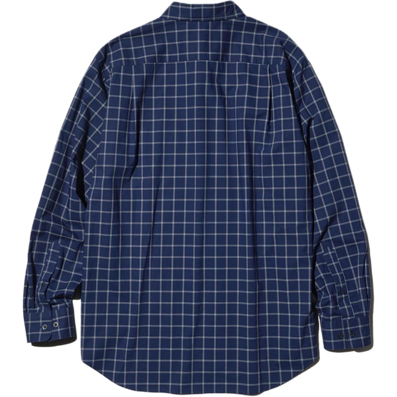 Uniqlo Рубашки унисекс, темно-синие, умеренного цвета — фото 3