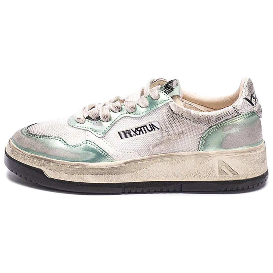 Кроссовки AUTRY Skateboarding Low-top, бежевый/зеленый