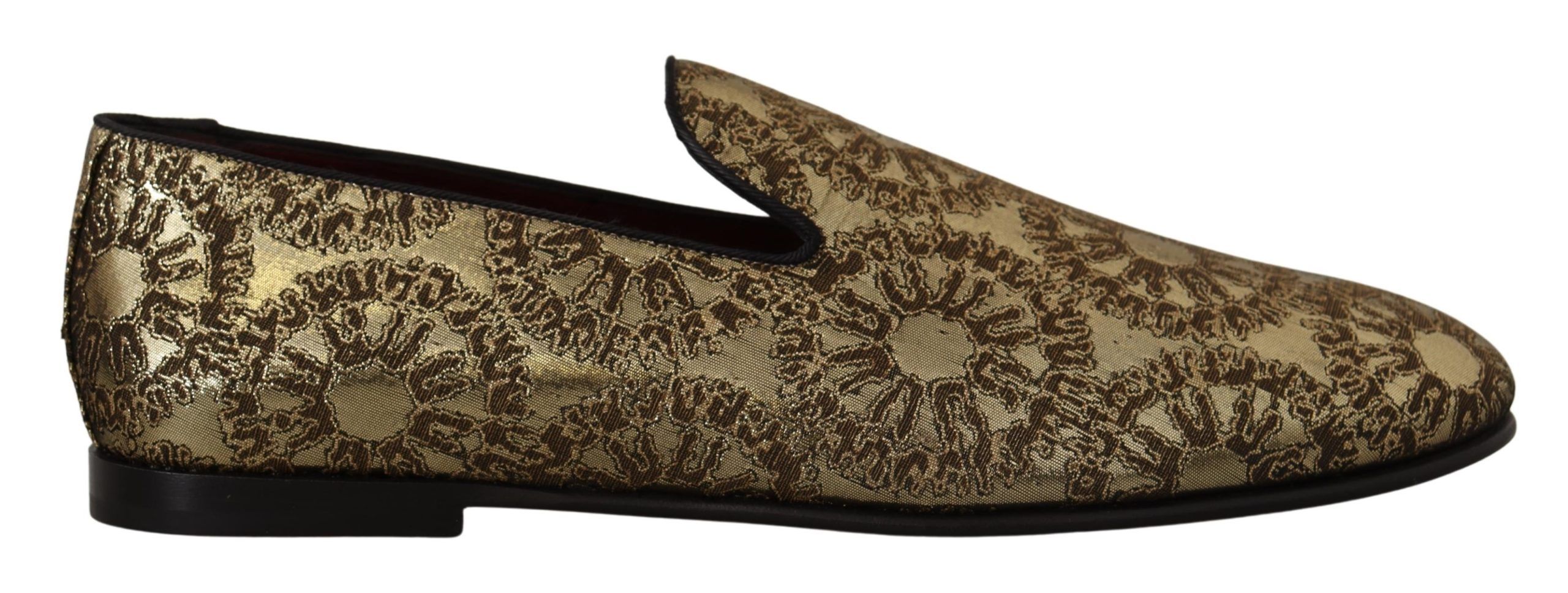 

Золотистые мокасины, шлепанцы, туфли Dolce & Gabbana