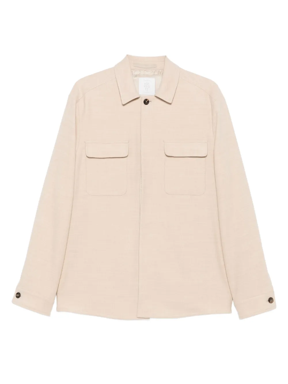 

Куртка на пуговицах с карманами Eleventy, нейтральный