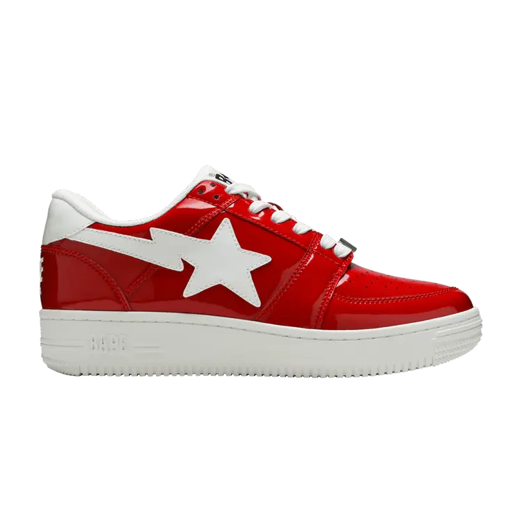 

Кроссовки BAPE Bapesta Low M2 'Red', красный