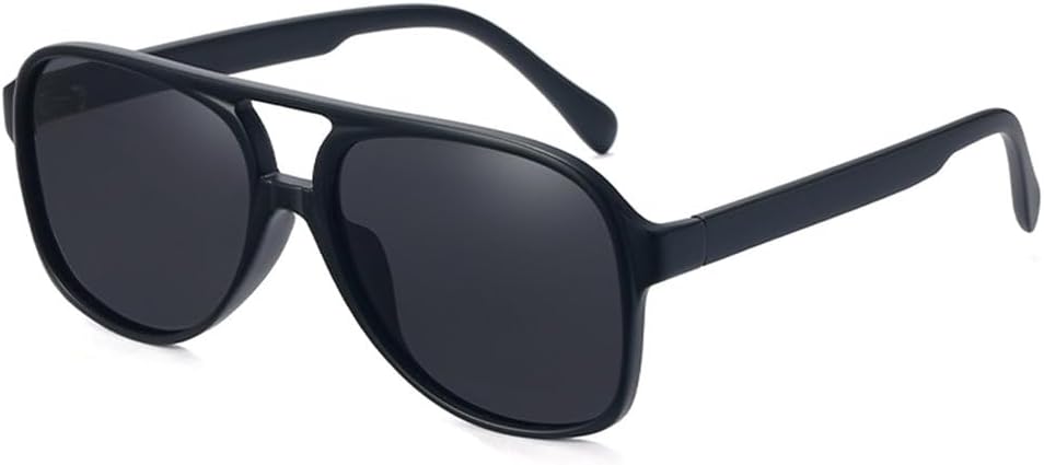 

Модные поляризованные солнцезащитные очки для женщин и мужчин, большие ретро-очки, женские солнцезащитные очки с защитой от бликов для вождения, UV400 JWMSXYQR, C11matte Black