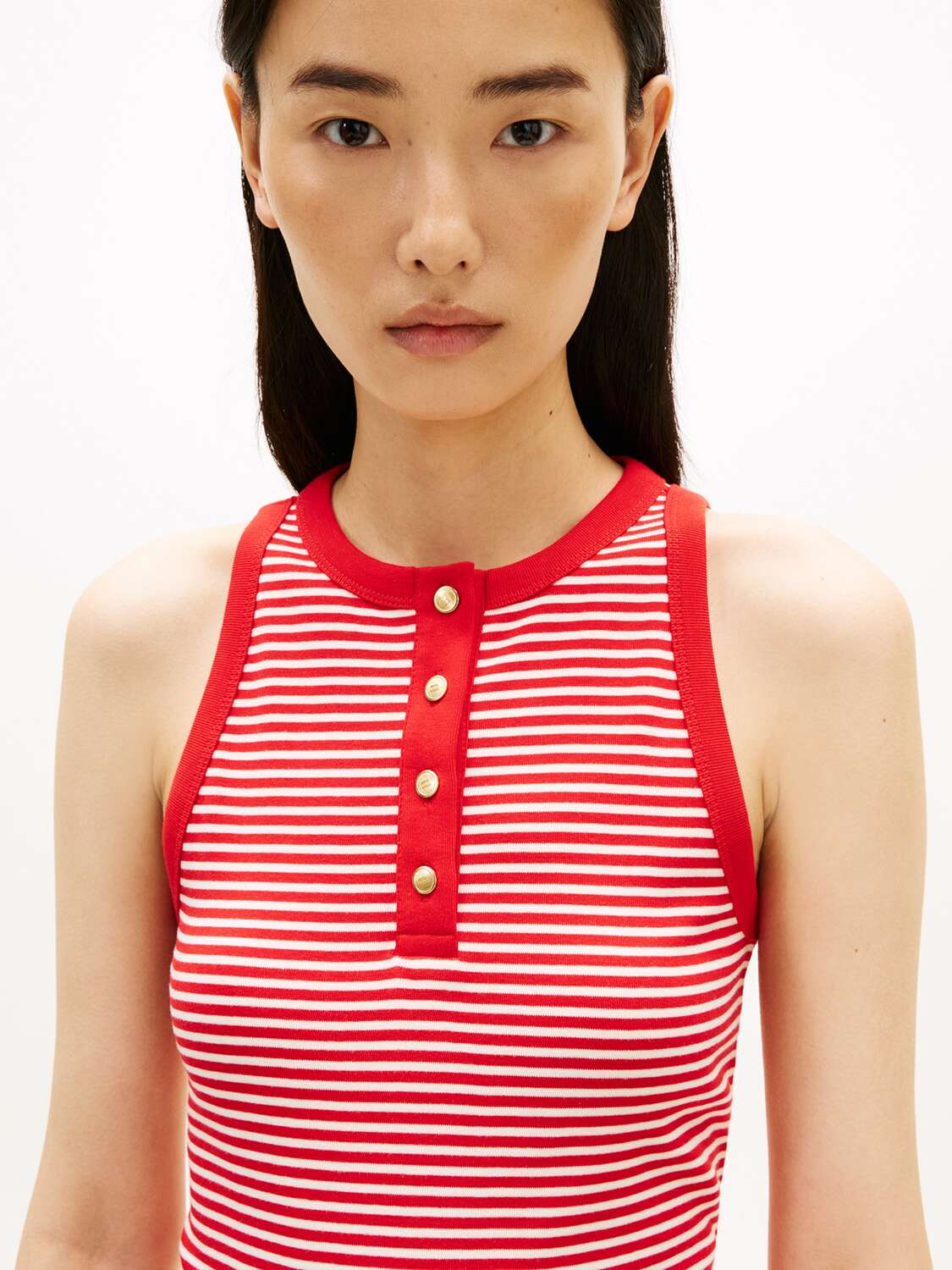 TOMMY HILFIGER Топ красного цвета — фото 2