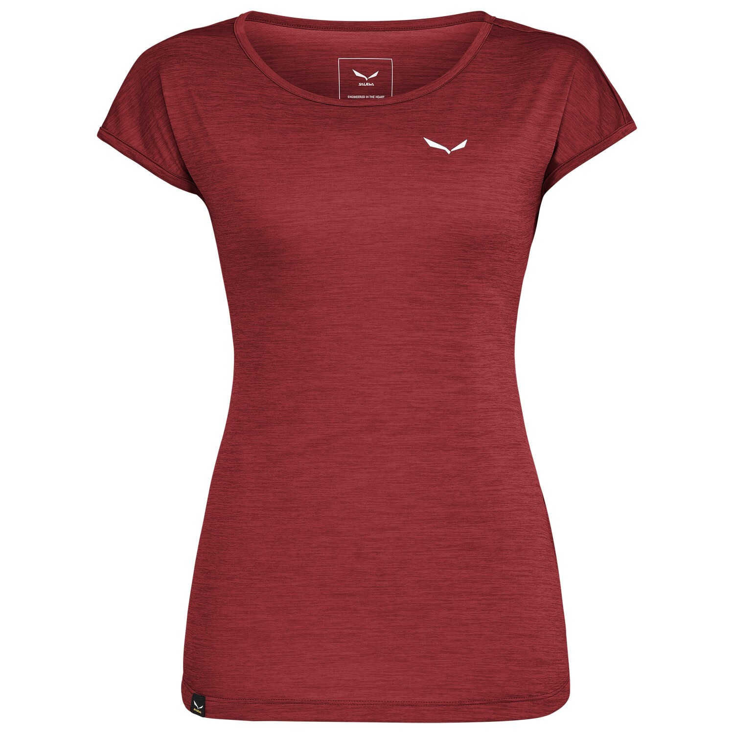 

Футболка Salewa Puez Melange Dry S/S Tee, цвет Syrah Melange