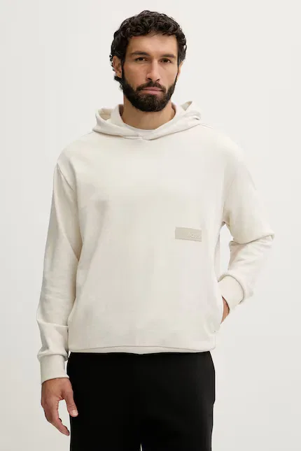 Худи BOSS Green , бежевый