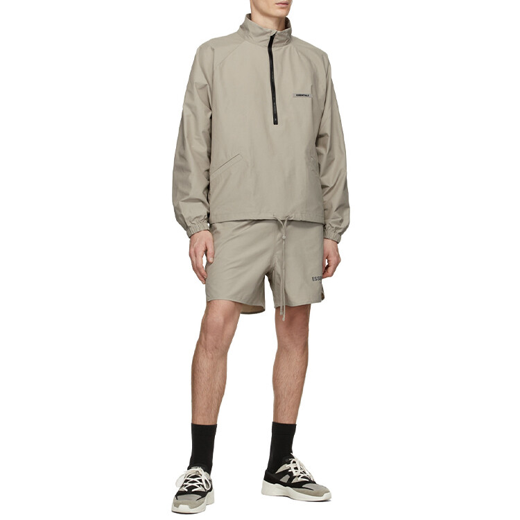 Куртка унисекс Мох Fear Of God Essentials, цвет Moss — фото 3