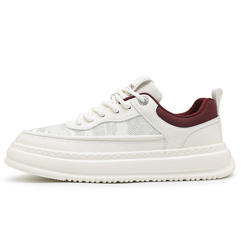 

SENGUIBUCK Маленькие белые кроссовки нескользящие и дышащие низкие мужские скейтборд обувь