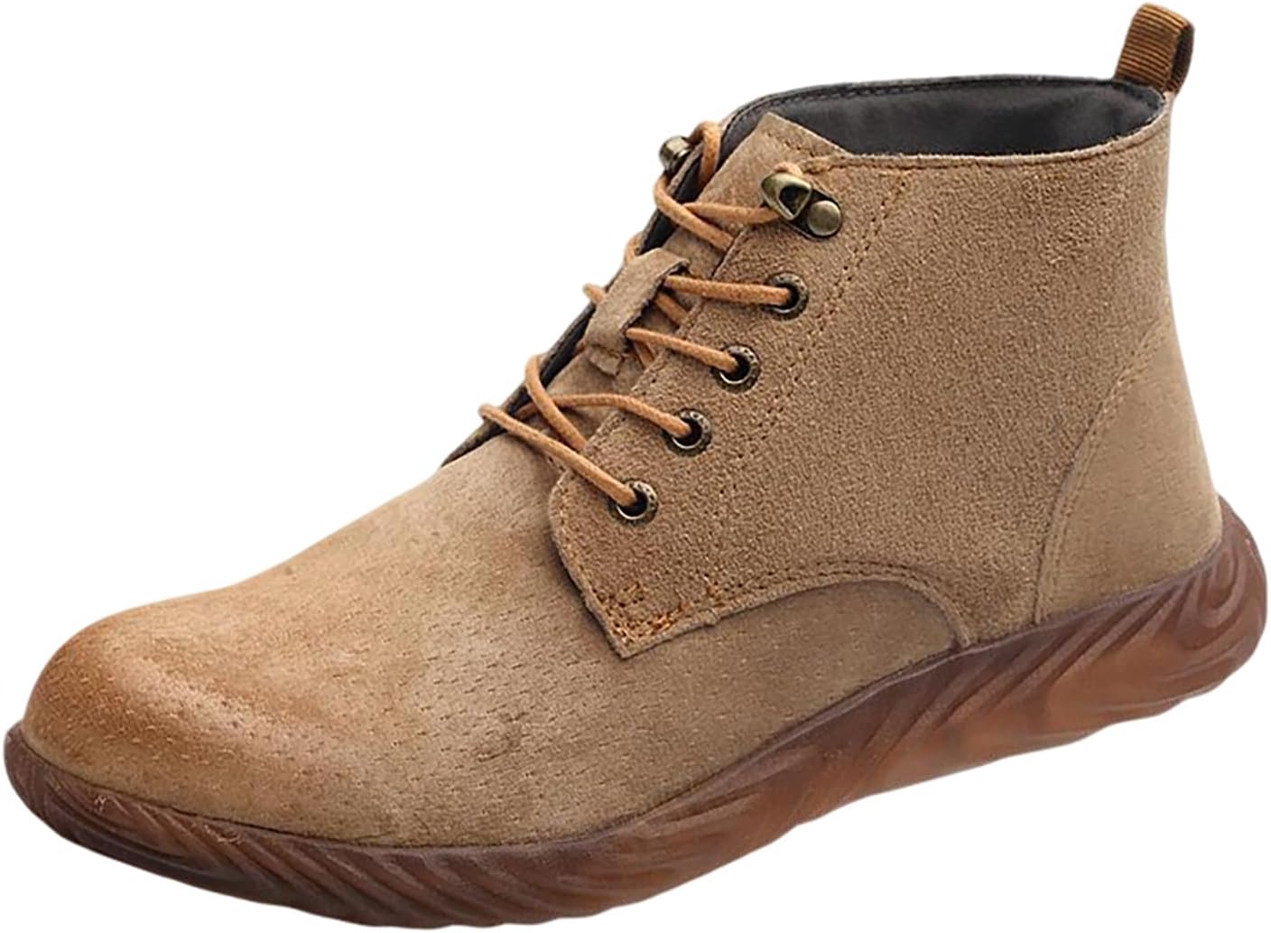 

Мужские кожаные туфли на шнуровке со стальным носком Nxnbhsl, коричневый