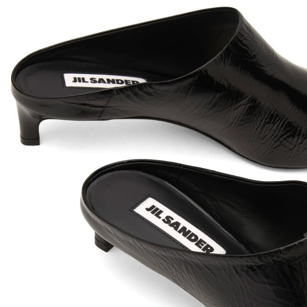 Мюли на каблуках Jil Sander, черный — фото 4