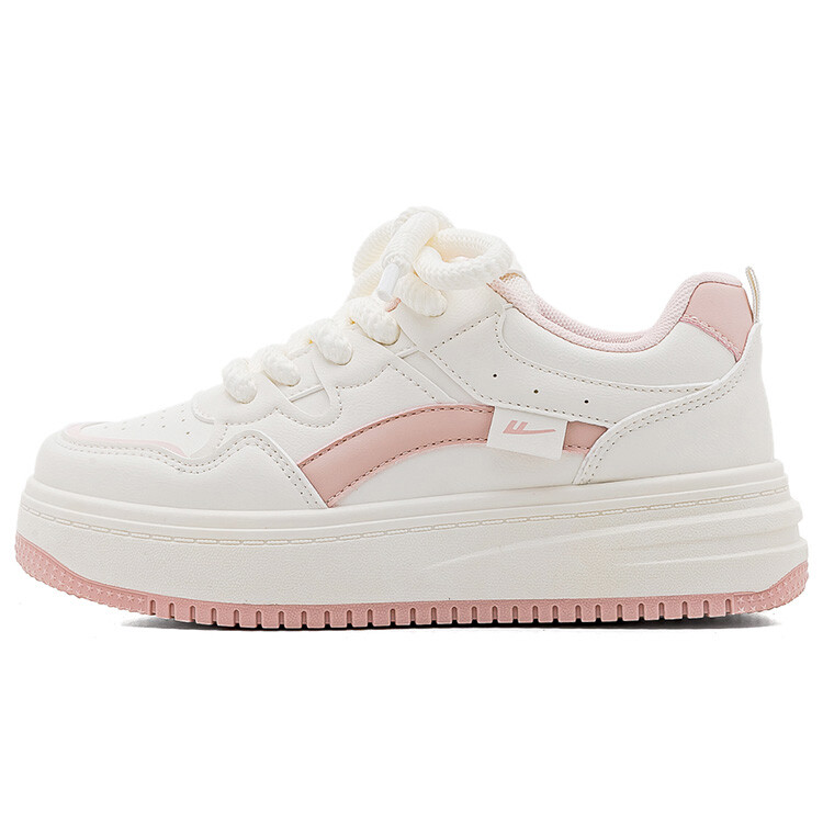 

Кроссовки WARRIOR Skateboard Shoes Women's Low-Top Beige Pink, розовый
