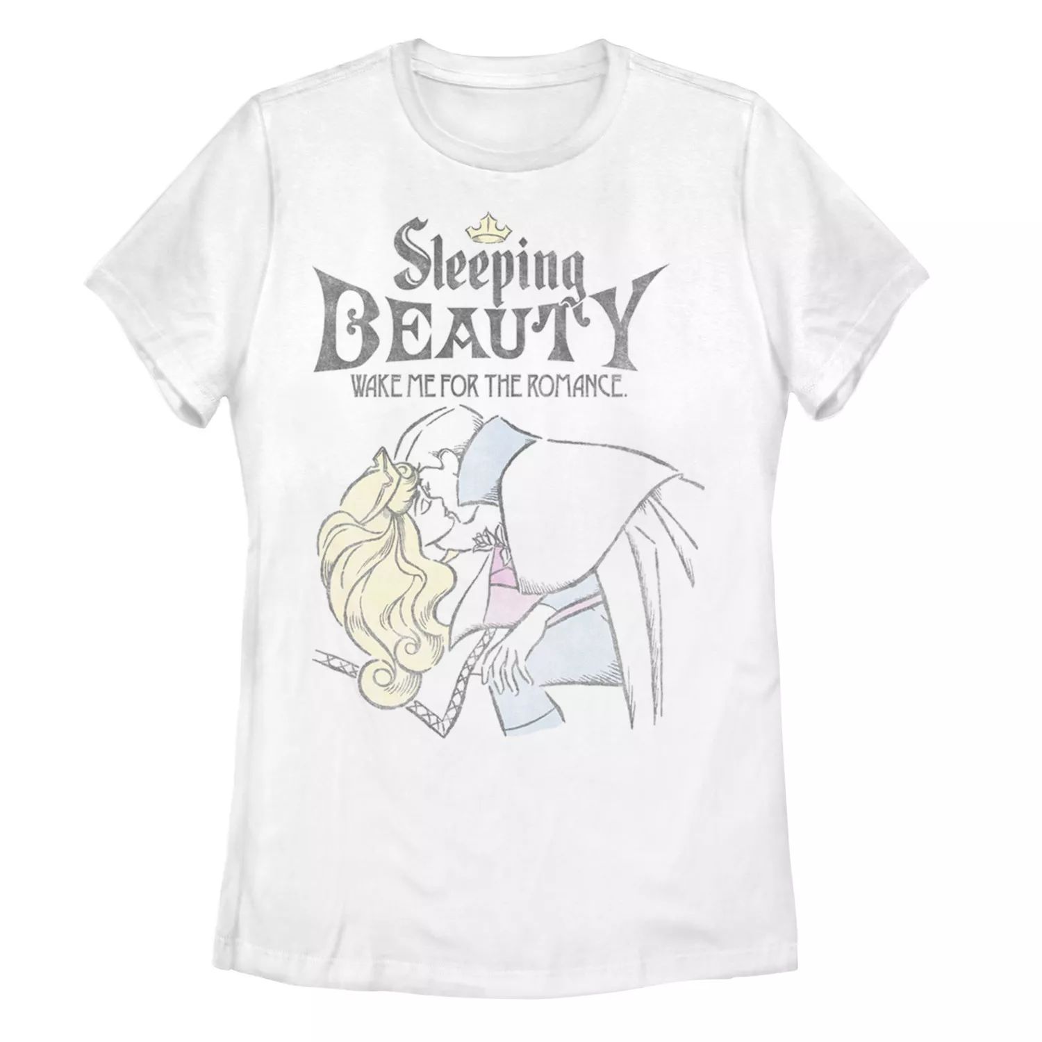 

Детская футболка с эскизом Disney's Sleeping Beauty «Разбуди меня для романтики» Licensed Character