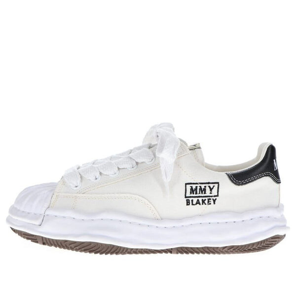 

Кроссовки blakey og sole canvas low-top sneaker 'white' Maison Mihara Yasuhiro, белый