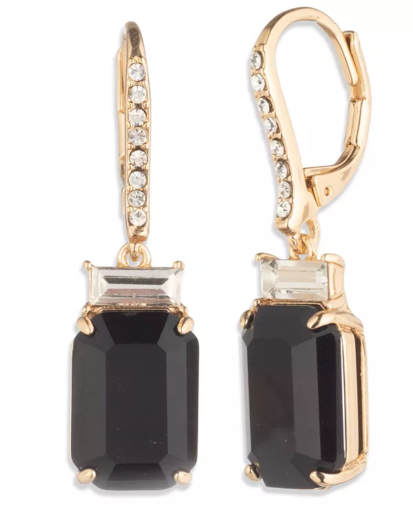 

Серьги-Капли со стеклянными камнями Lauren Ralph Lauren, jet