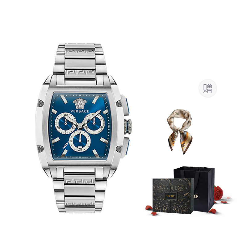 

VERSACE Часы Dominus 40mm, Silver