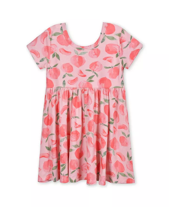 

Платье для девочки с коротким рукавом Midnight Floral Twirl Gerber, оранжевый