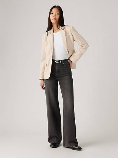 

Джинсы женские Ribcage Wide Leg Levi's, цвет Swipe Up - Black