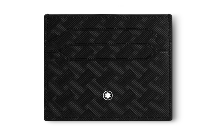 

Montblanc Мужской держатель для карт из натуральной коровьей кожи, черный
