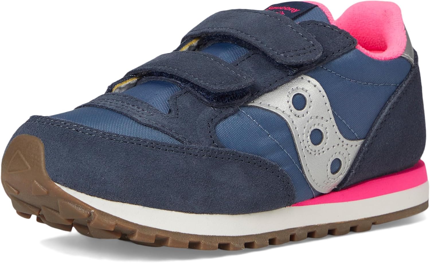 

Детские кроссовки Saucony Jazz Double Hook Loop для унисекса, синий/розовый/темно-синий