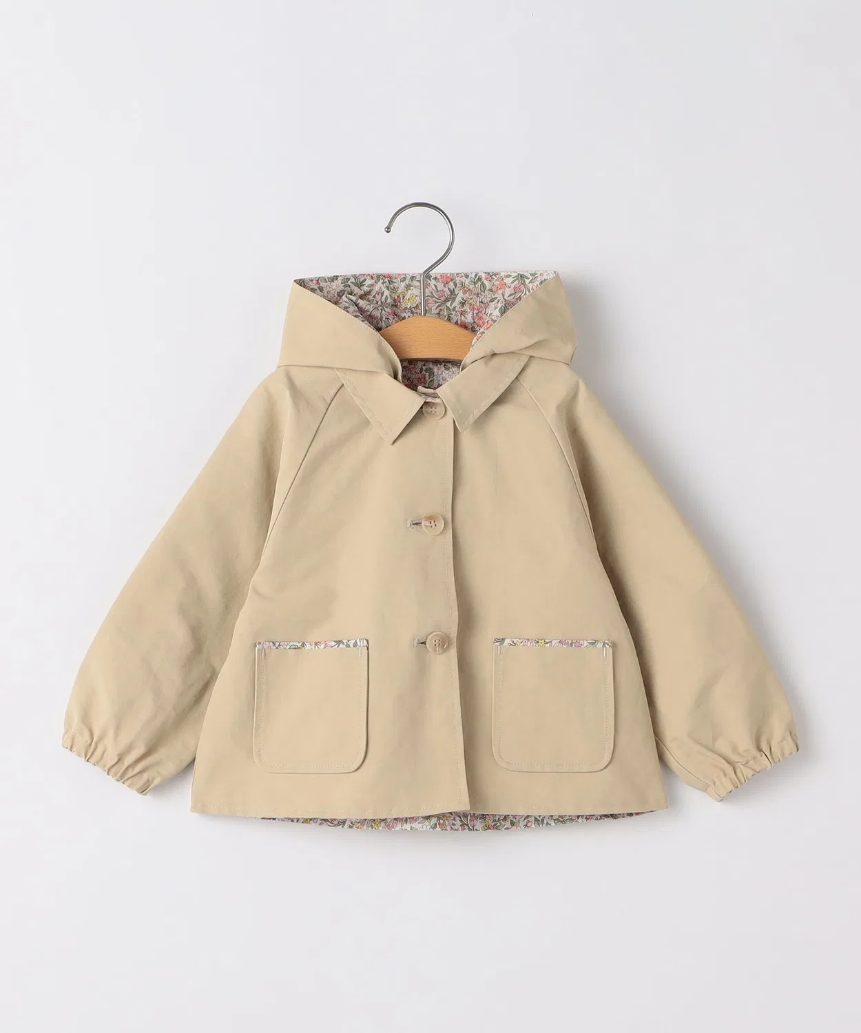 Пальто детское двустороннее Liberty SHIPS KIDS 80-90 см бежевое