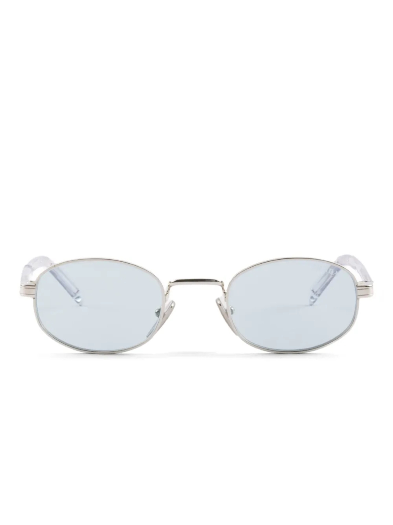 

Солнцезащитные очки в круглой оправе Prada Eyewear, серый