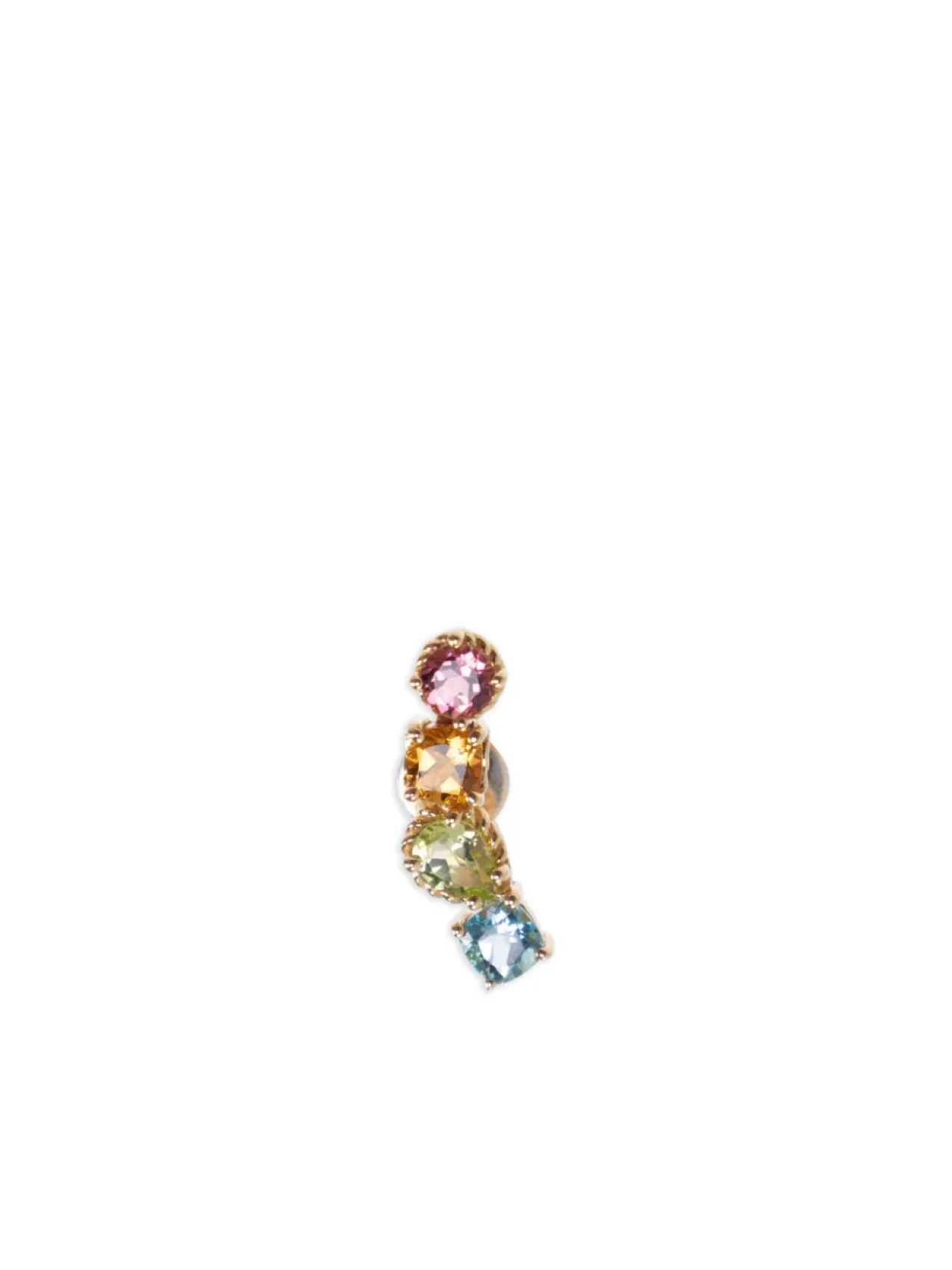 

Серьга из желтого золота с камнями Dolce & Gabbana, золотой