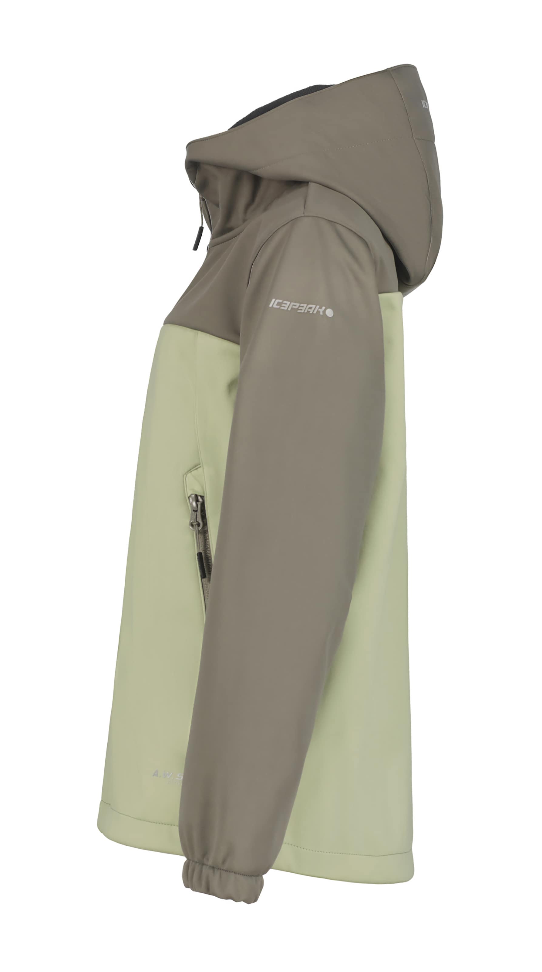 ICEPEAK Куртка Outdoor 'Kline' в цвете хаки, светло-зеленый — фото 3