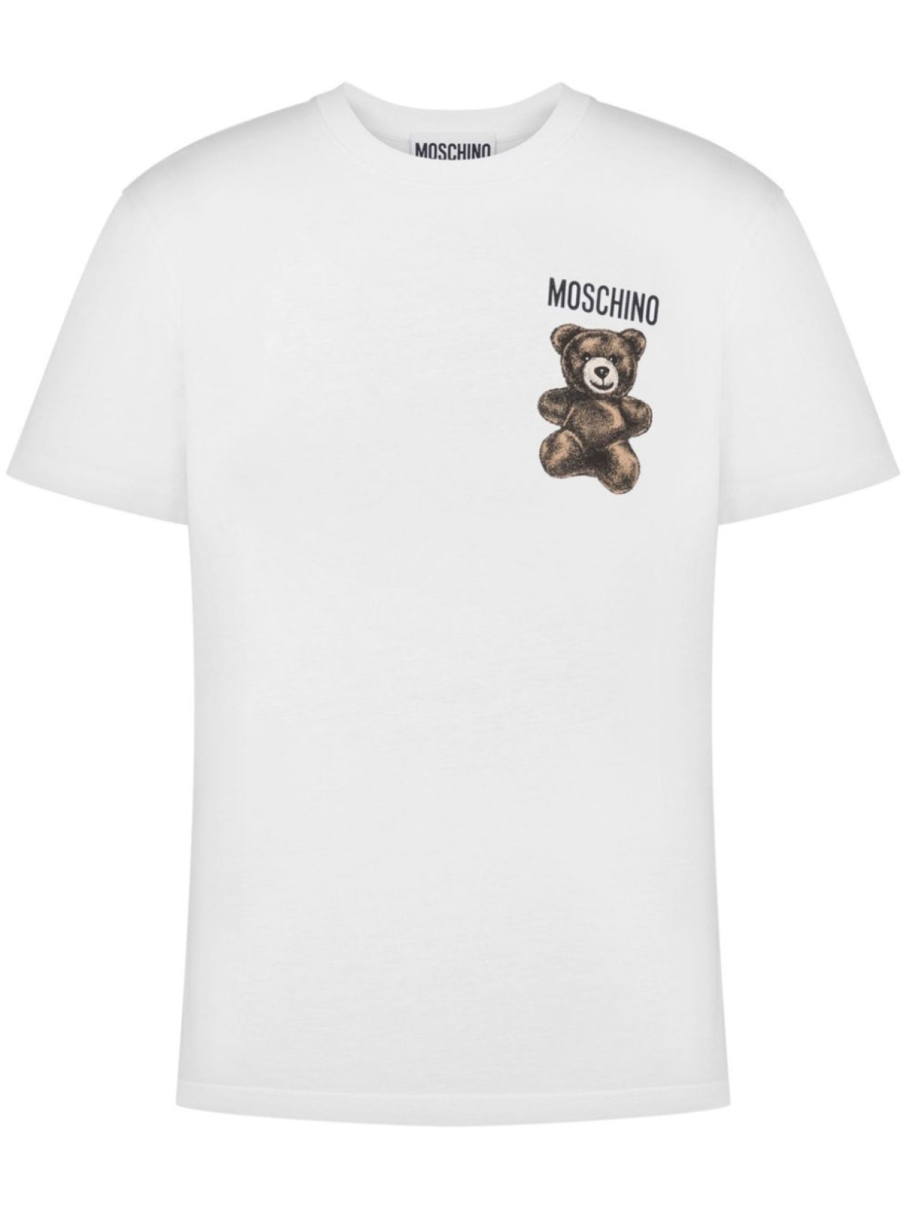 

Футболка с принтом Teddy Bear Moschino, белый