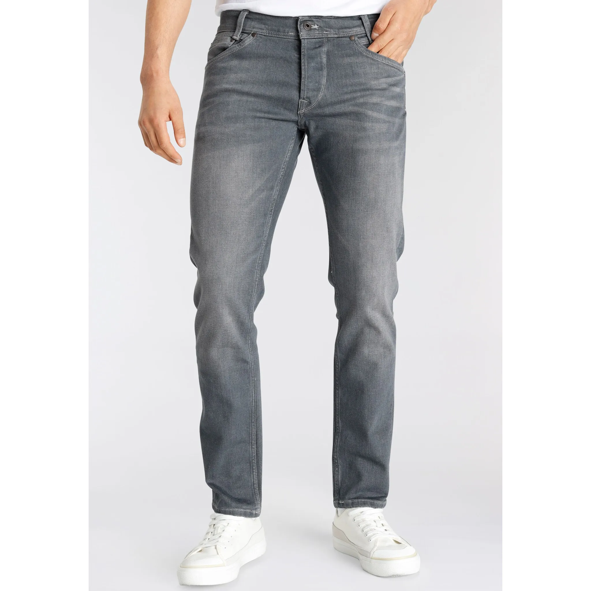 

Джинсы прямого кроя Pepe Jeans "Спайк", цвет Mid Medium