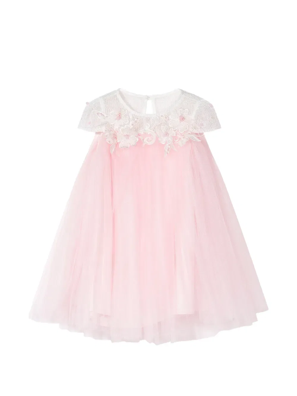 Комплект платья с цветочной вышивкой Dress & Fleur, розовый — фото 2