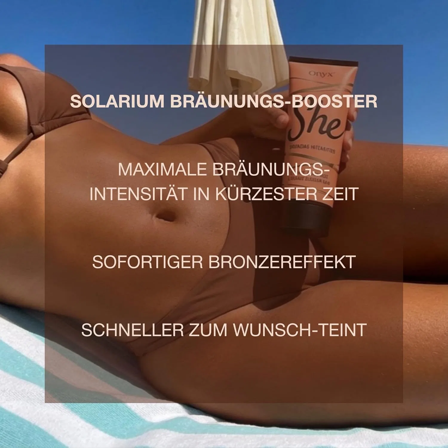 Крем для солярия 3-в-1 «Onyx Solarium Cream» от SHE Onyx — фото 3