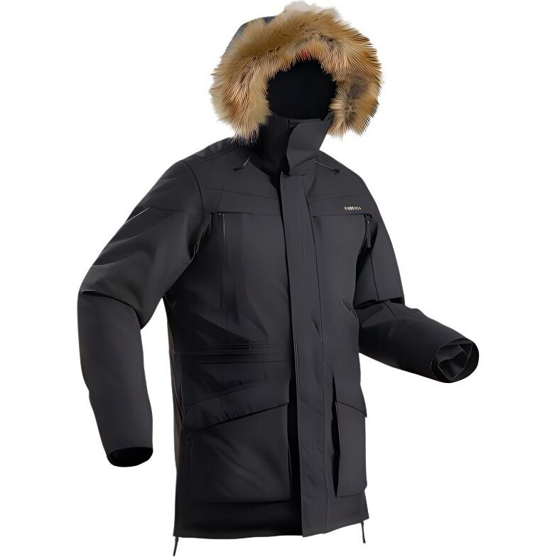 

Стеганая куртка мужская черный Decathlon