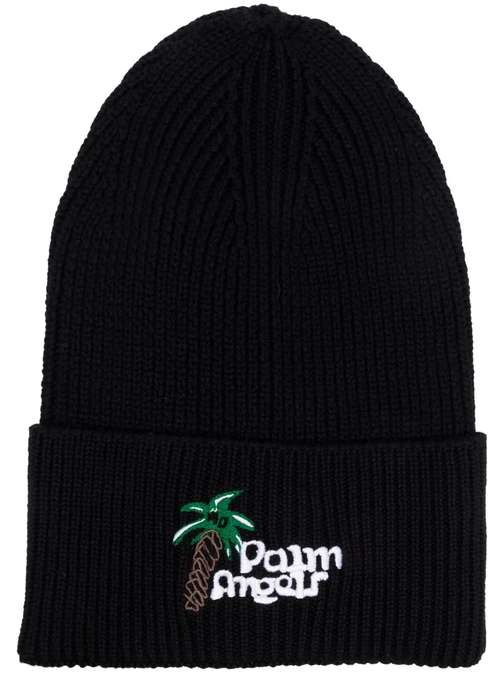 

Шапка бини Sketchy с вышитым логотипом PALM ANGELS, черный