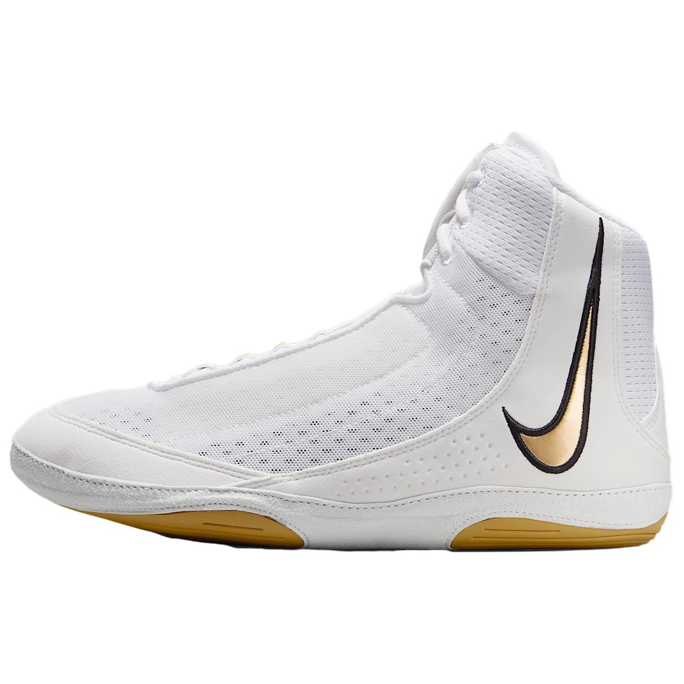 Nike Кроссовки Inflict Breathable Support унисекс, белые, золотые