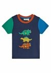 

Футболка с принтом DINO APPLIQUE- REGULAR FIT Jojo Maman Bébé, синий